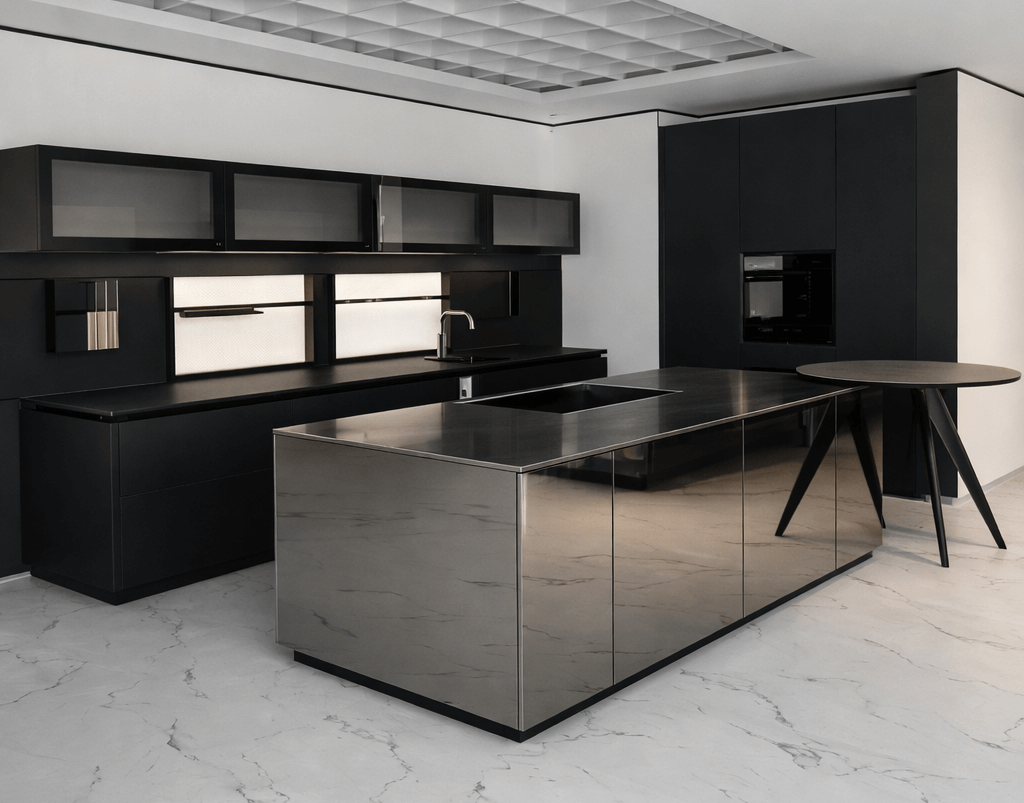 Moderne Designerküche montiert durch MMS Montageservice in Iserlohn